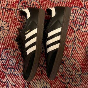 adidas Samba OG shoes in black with white stripes